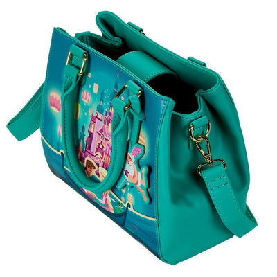 Loungefly Disney Tangled Princess Castle Series Crossbody - Top Side View