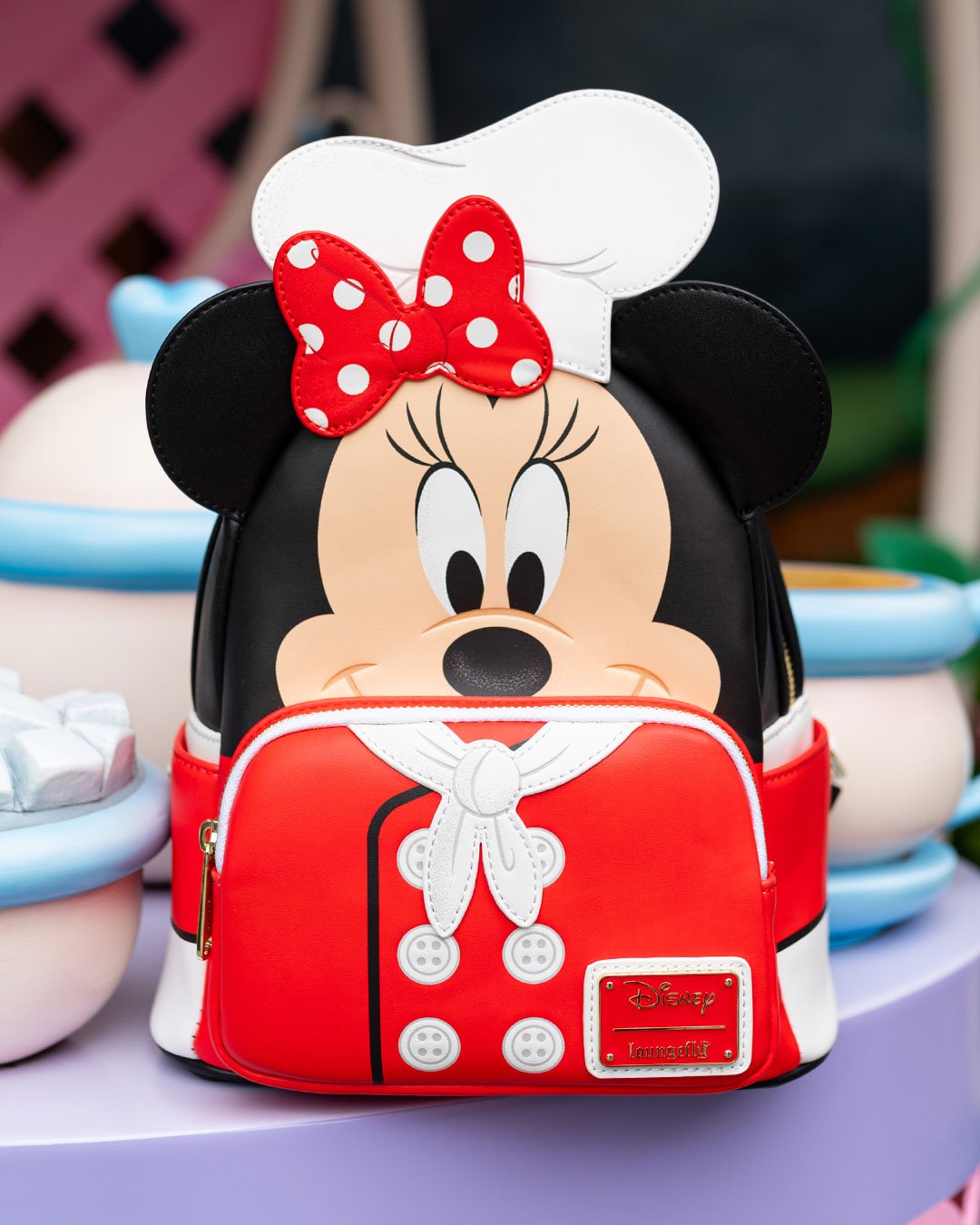 Loungefly Disney Chef Minnie Cosplay Mini Backpack 707 Street Exclusive 707 Street