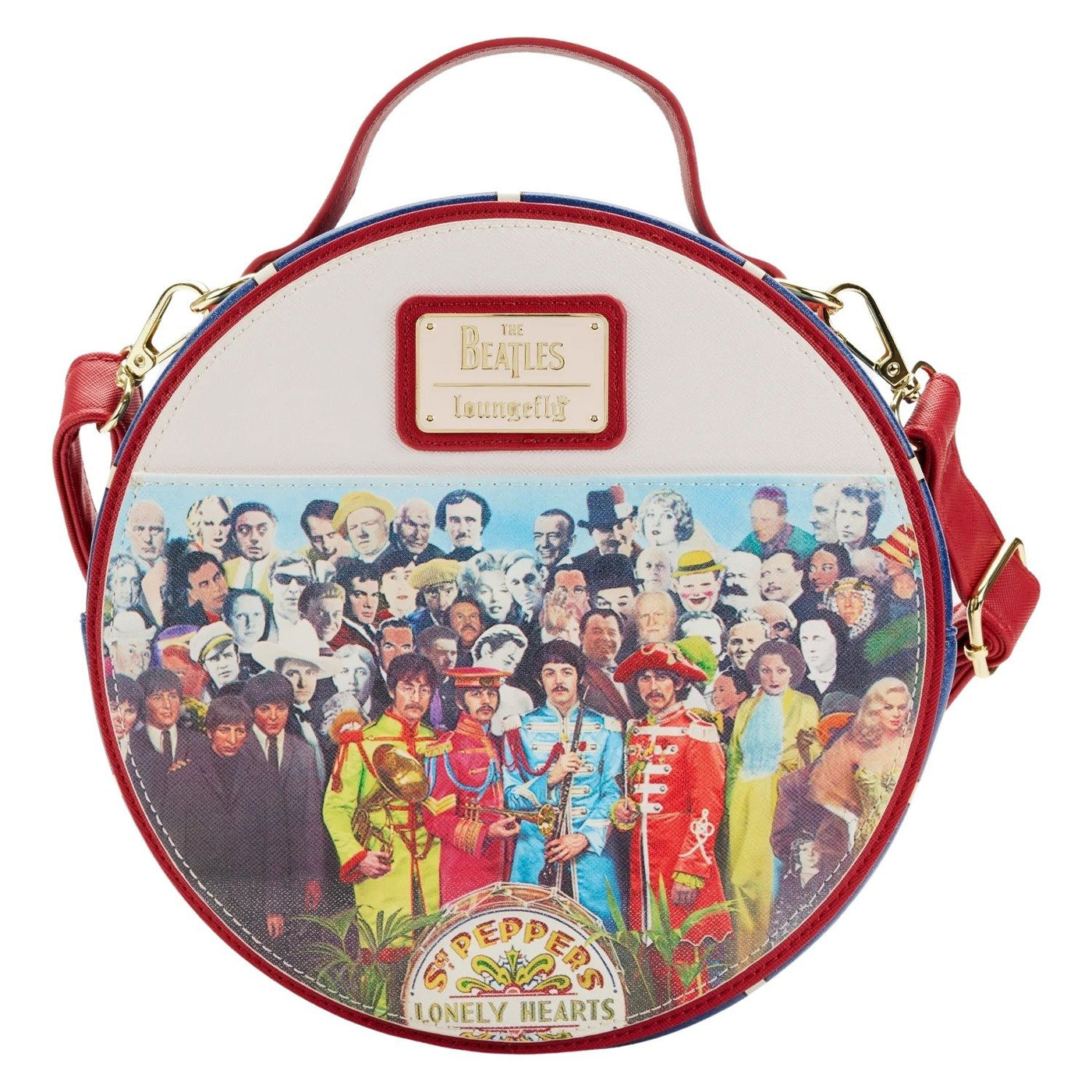 Loungefly The Beatles Sgt Pepper Convertible Backpack - Back
