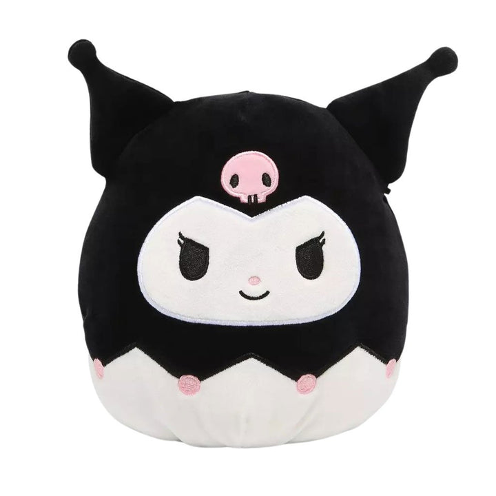 Squishmallows Sanrio 8" Kuromi Black Plush Toy - Front