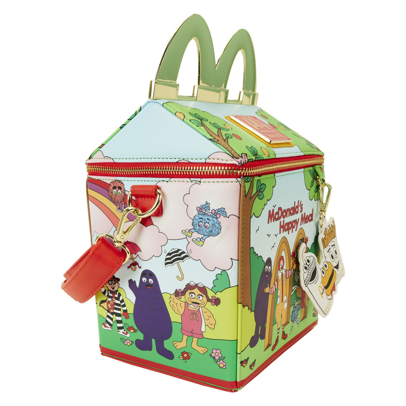 Loungefly McDonald's Vintage Happy Meal Crossbody - Alternate Side View