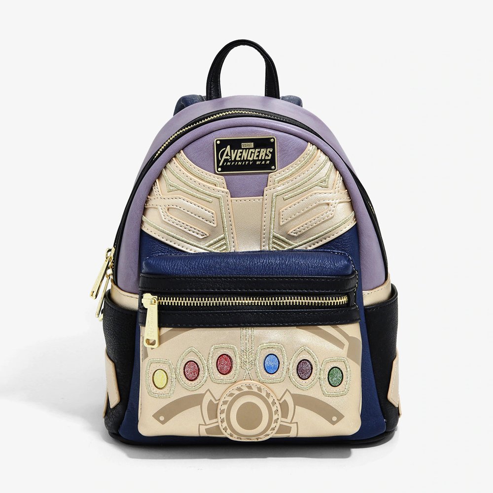 Loungefly x Marvel Avengers Thanos Infinity Stone Mini Backpack - FRONT