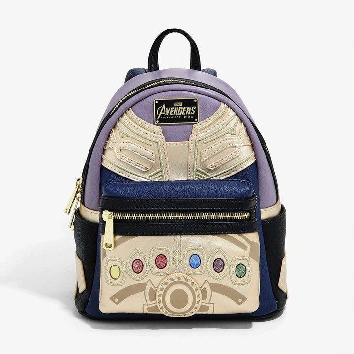 Loungefly x Marvel Avengers Thanos Infinity Stone Mini Backpack - FRONT