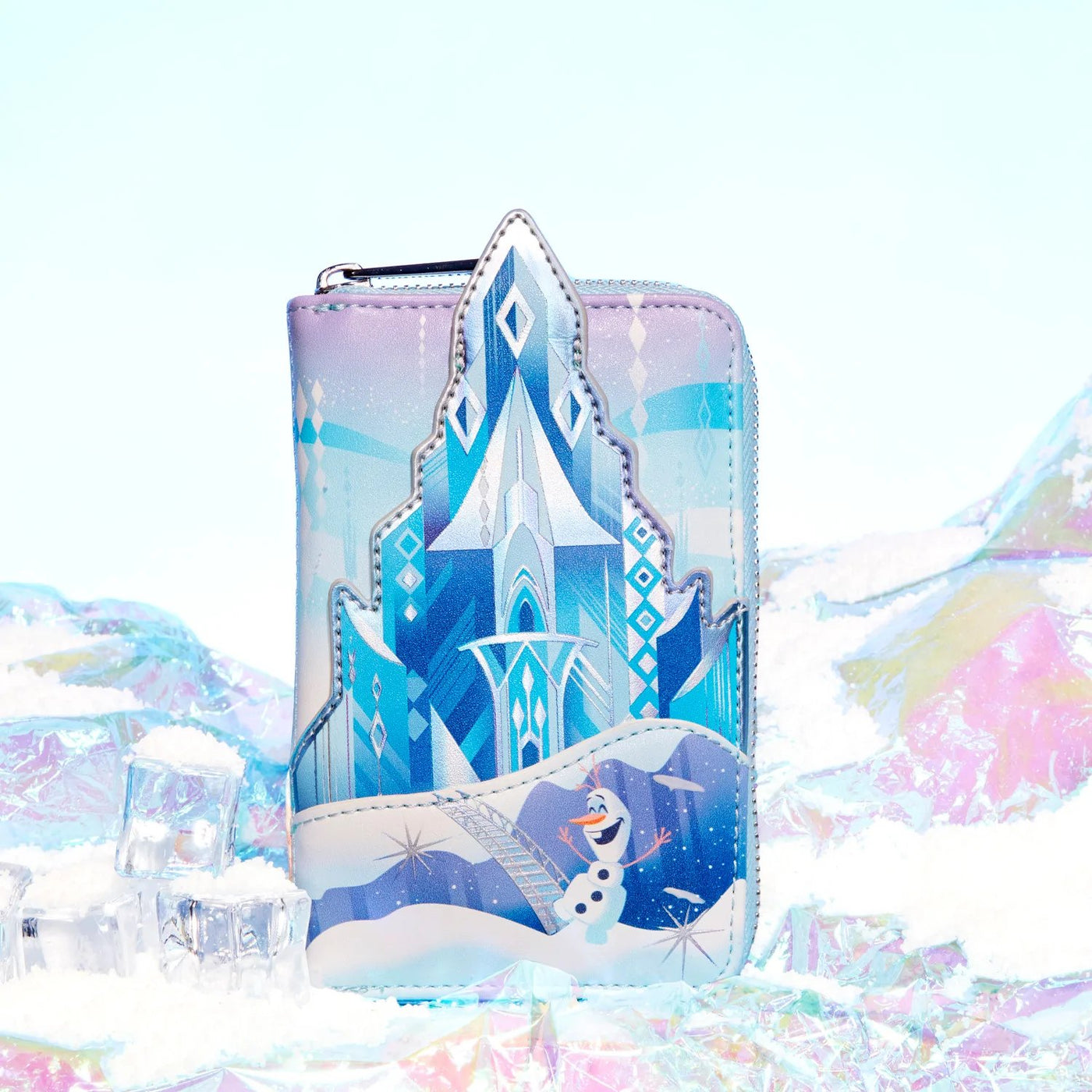 Loungefly Disney Frozen Princess Castle Zip-Around Wallet - IRL Front