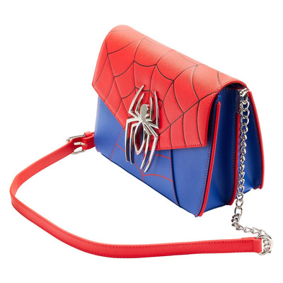 Loungefly Marvel Spider Man Color Block Crossbody -  Top View