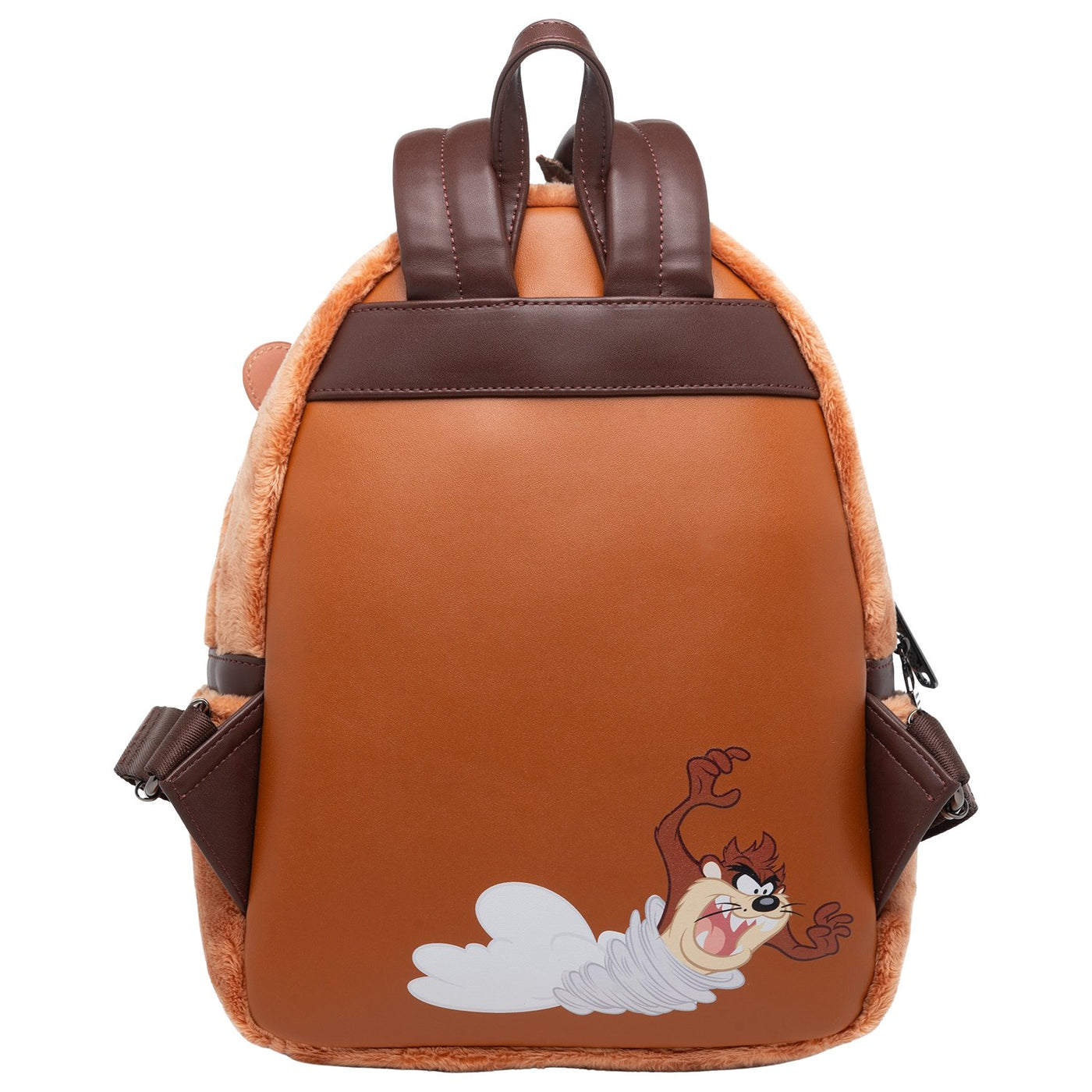 707 Street Exclusive - Loungefly Warner Brothers Looney Tunes Tasmanian Devil Plush Cosplay Mini Backpack - Back
