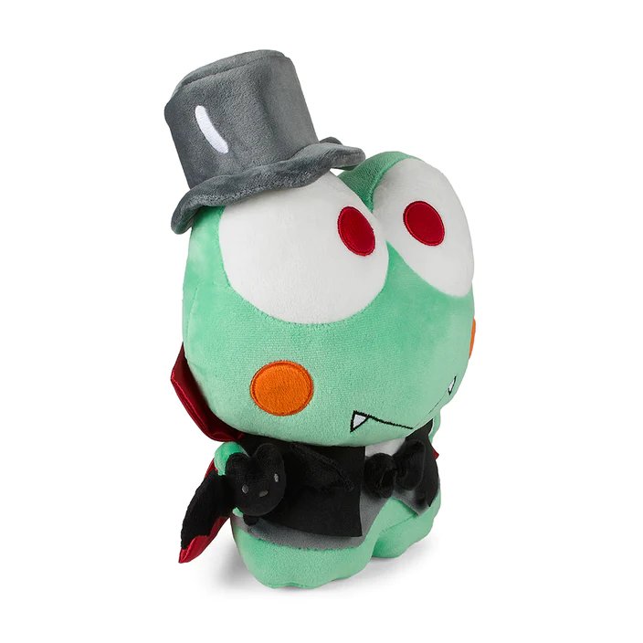 Kidrobot Sanrio 13" Keroppi Dracula Plush Toy - Alternate Side View