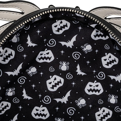 Loungefly Disney Nightmare Before Christmas Headless Jack Skellington Mini Backpack - Interior Lining