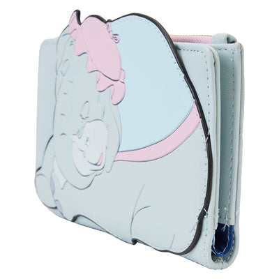 Loungefly Disney Dumbo Mrs Jumbo Cradle Flap Wallet - Side View