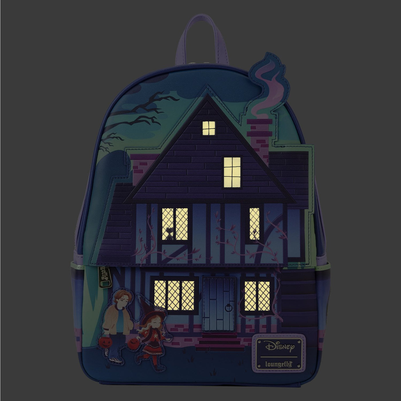Loungefly Disney Hocus Pocus Sanderson Sisters House Mini Backpack - Glow in the Dark