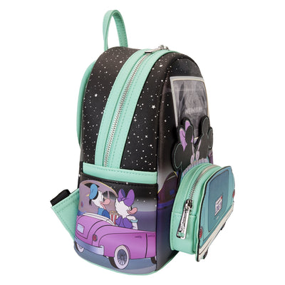 Loungefly Disney Mickey and Minnie Date Night Drive-In Mini Backpack - Right side