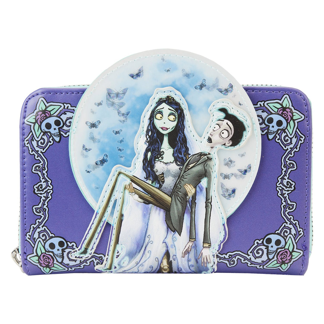 Loungefly Warner Brothers Corpse Bride Moon Zip-Around Wallet