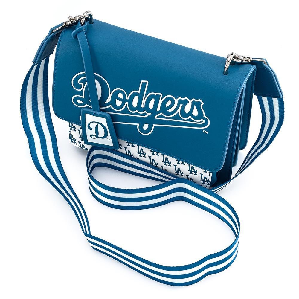 Loungefly MLB LA Dodgers Allover Print Pocket Crossbody Bag