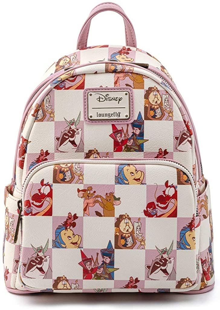 Loungefly Disney Princess Sidekicks Allover Print Mini Backpack