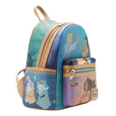 Loungefly Disney Pocahontas Princess Scene Mini Backpack - Side View