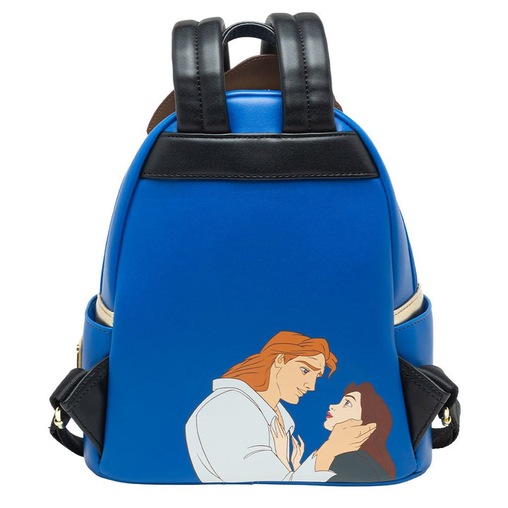 Loungefly Disney beauty and the beast castle duel 2024 portrait mini backpack