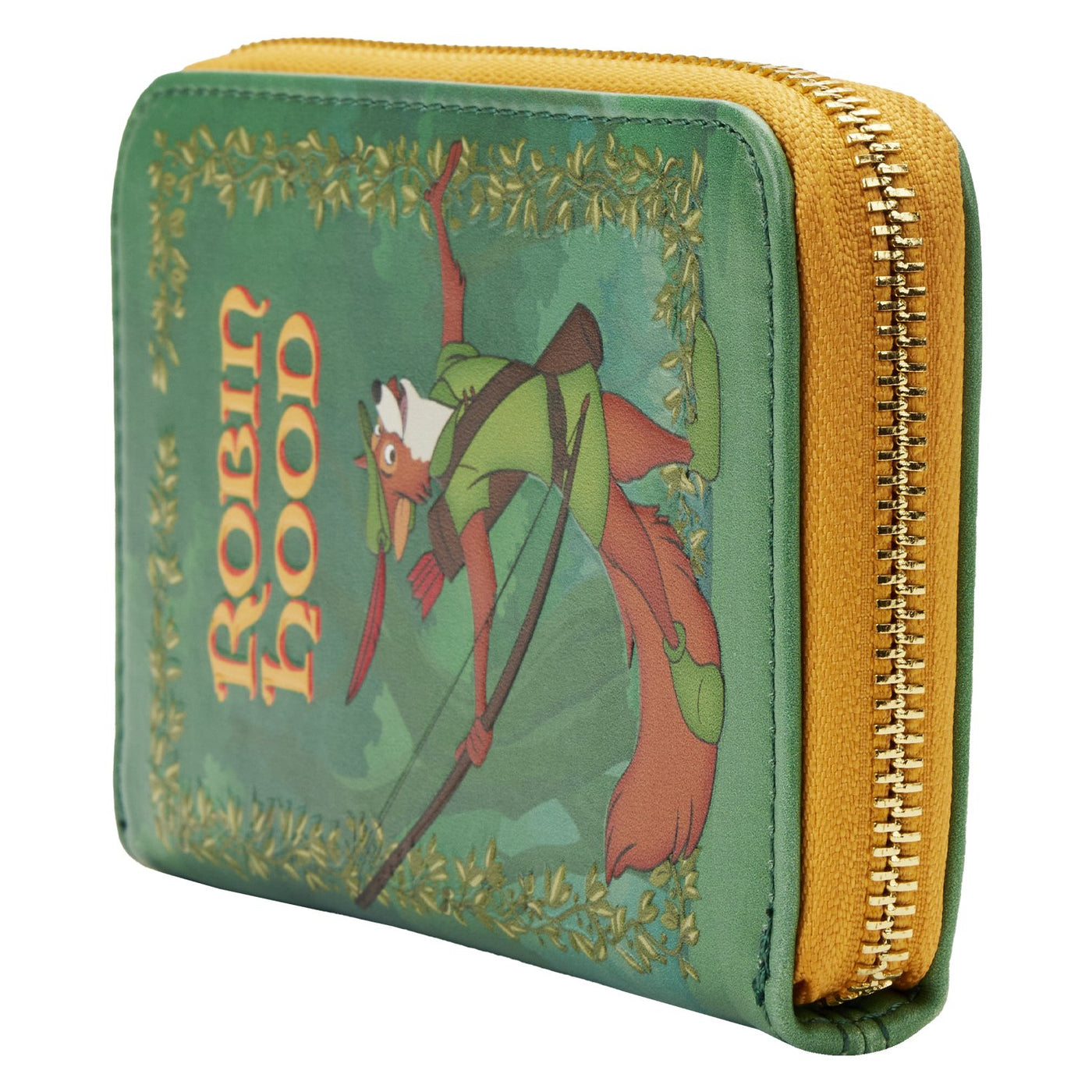 Loungefly Disney Classic Book Robin Hood Zip-Around Wallet - Side View