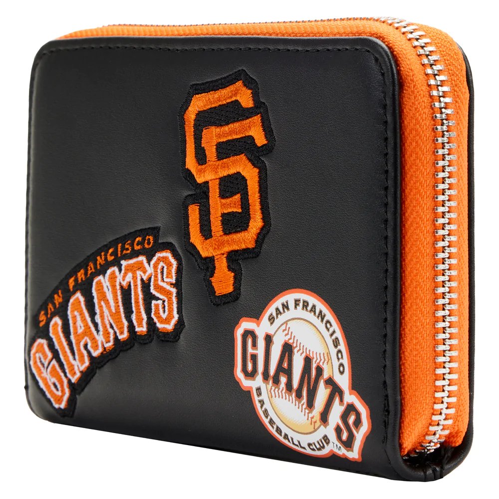 Loungefly MLB San Francisco Giants Patches Zip-Around Wallet - Side