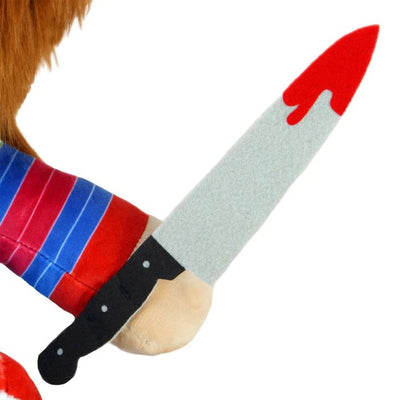 KidRobot Universal 16" Chucky HugMe Vibrating Plush Toy - Knife