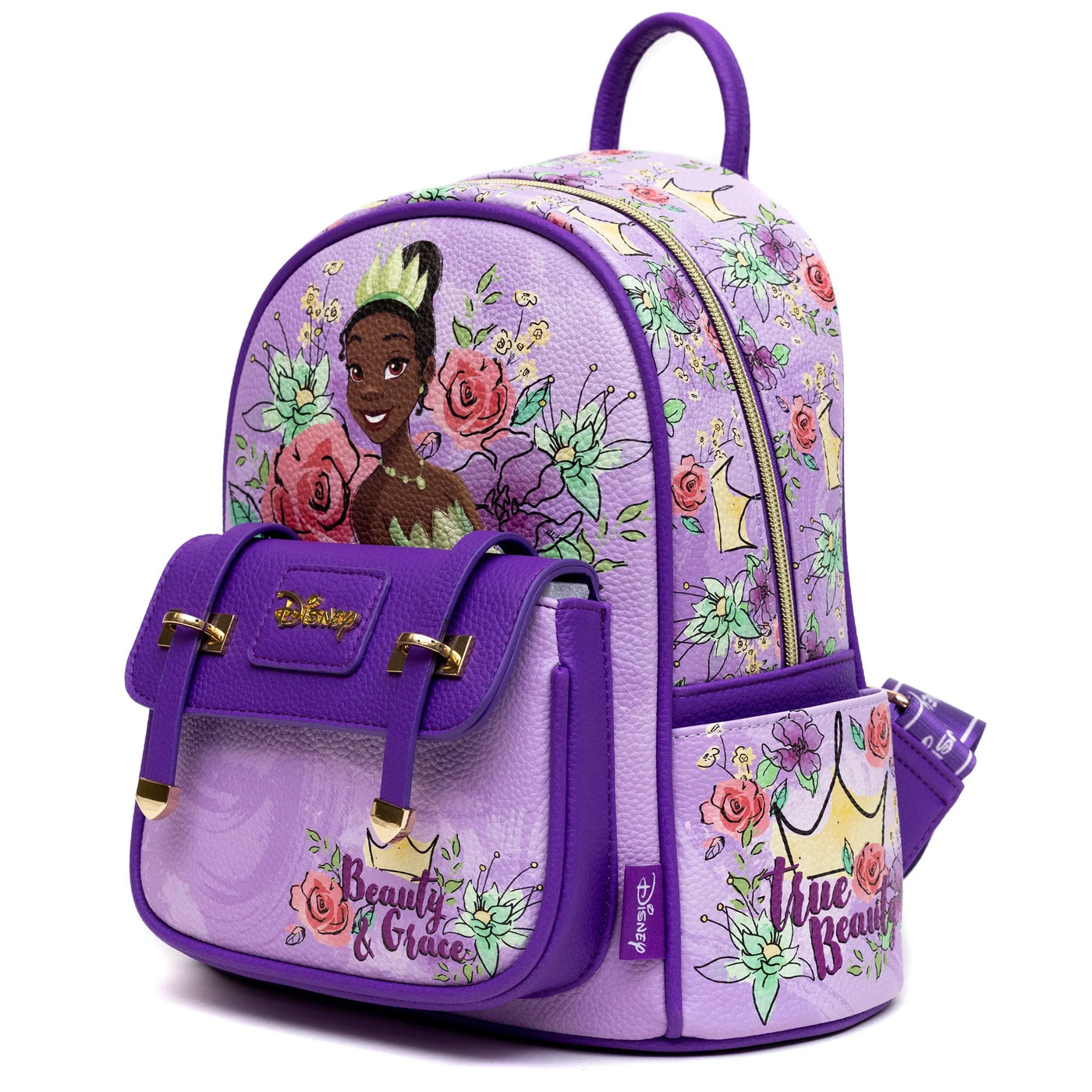 WondaPop Disney Princess and the Frog Tiana Mini Backpack - Alternate Side View