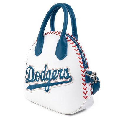 Loungefly MLB LA Dodgers Baseball Stitch Dome Crossbody Bag