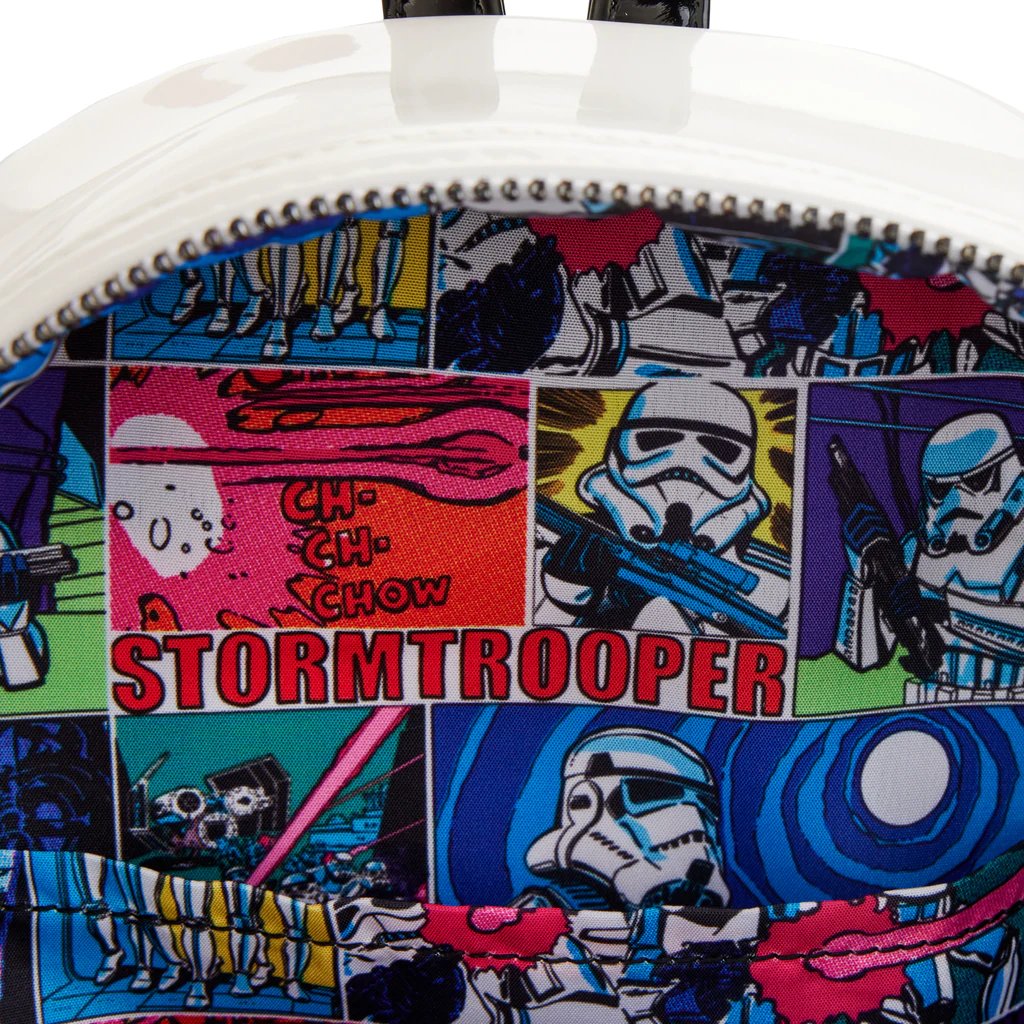 Loungefly Star Wars Stormtrooper Lenticular Mini Backpack - Interior Lining