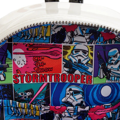 Loungefly Star Wars Stormtrooper Lenticular Mini Backpack - Interior Lining