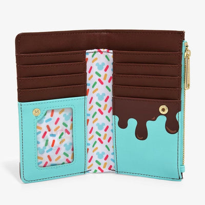 Loungefly Disney Mickey & Minnie Mouse Sweets Flap Wallet