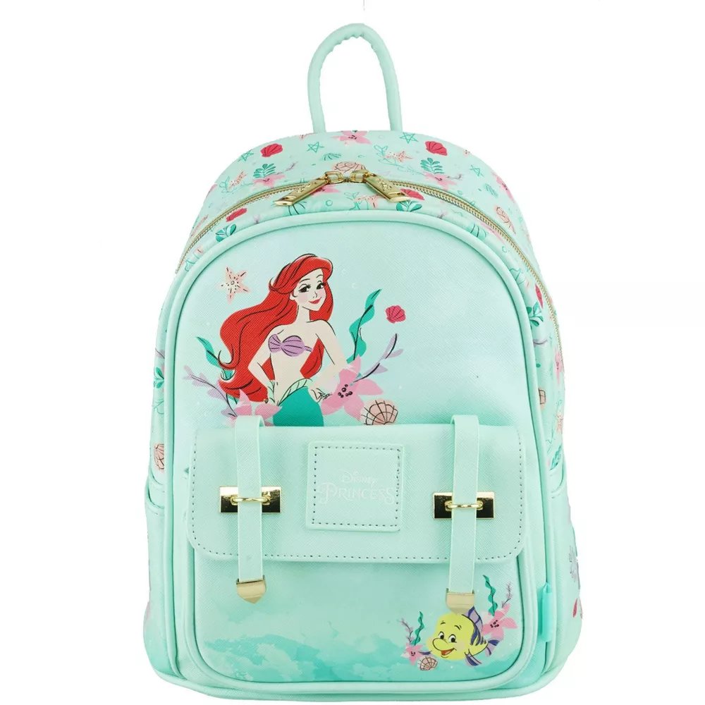 WondaPop Disney The Little Mermaid Pastel Mini Backpack - Front