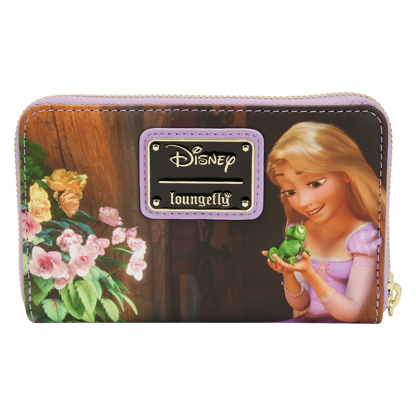 671803446526 -Loungefly Disney Rapunzel Princess Scene Zip-Around Wallet - Back
