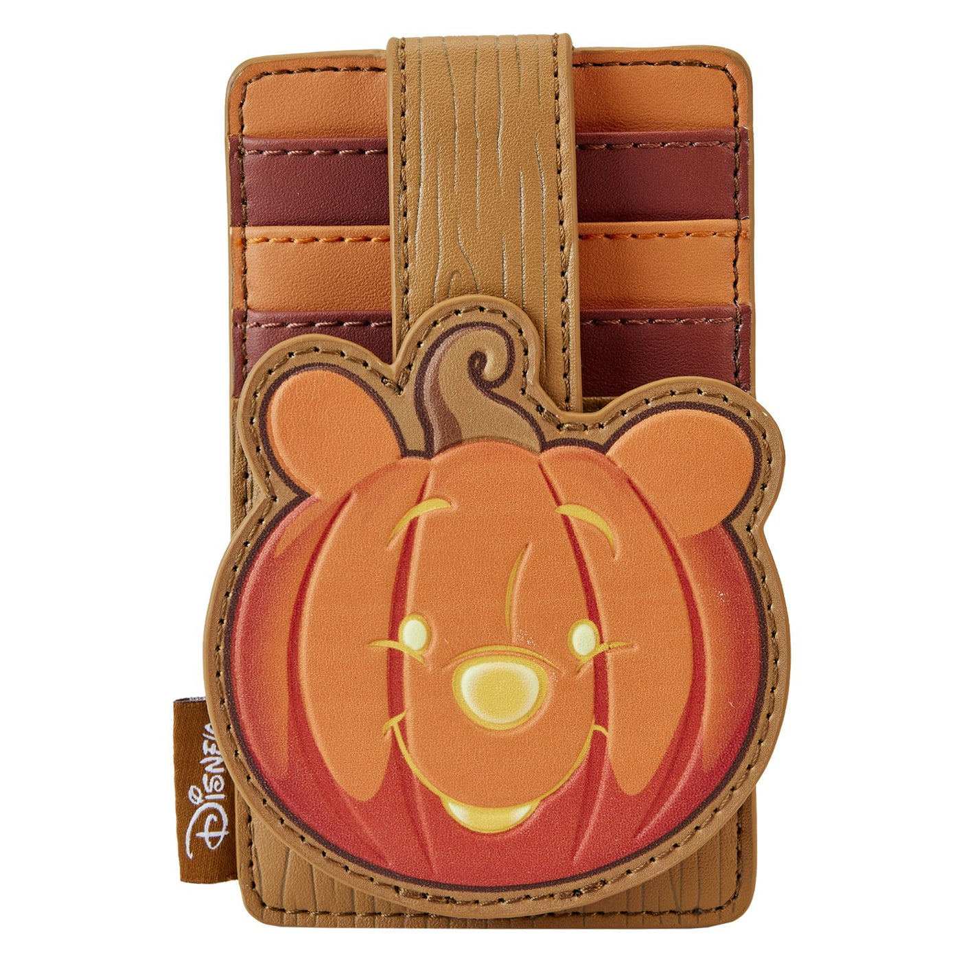 Loungefly Disney Winnie the Pooh Pumpkin Cardholder - Front