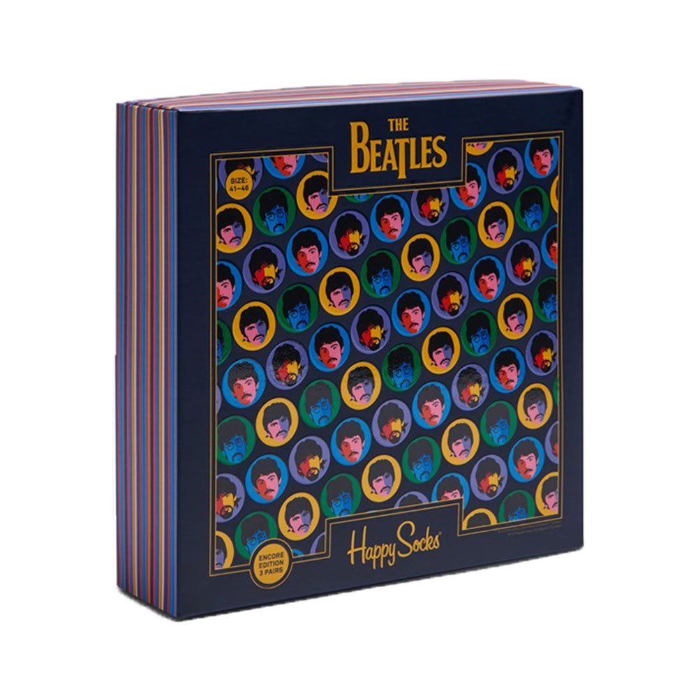 The Beatles Retro Socks Box Set - 3-Pack