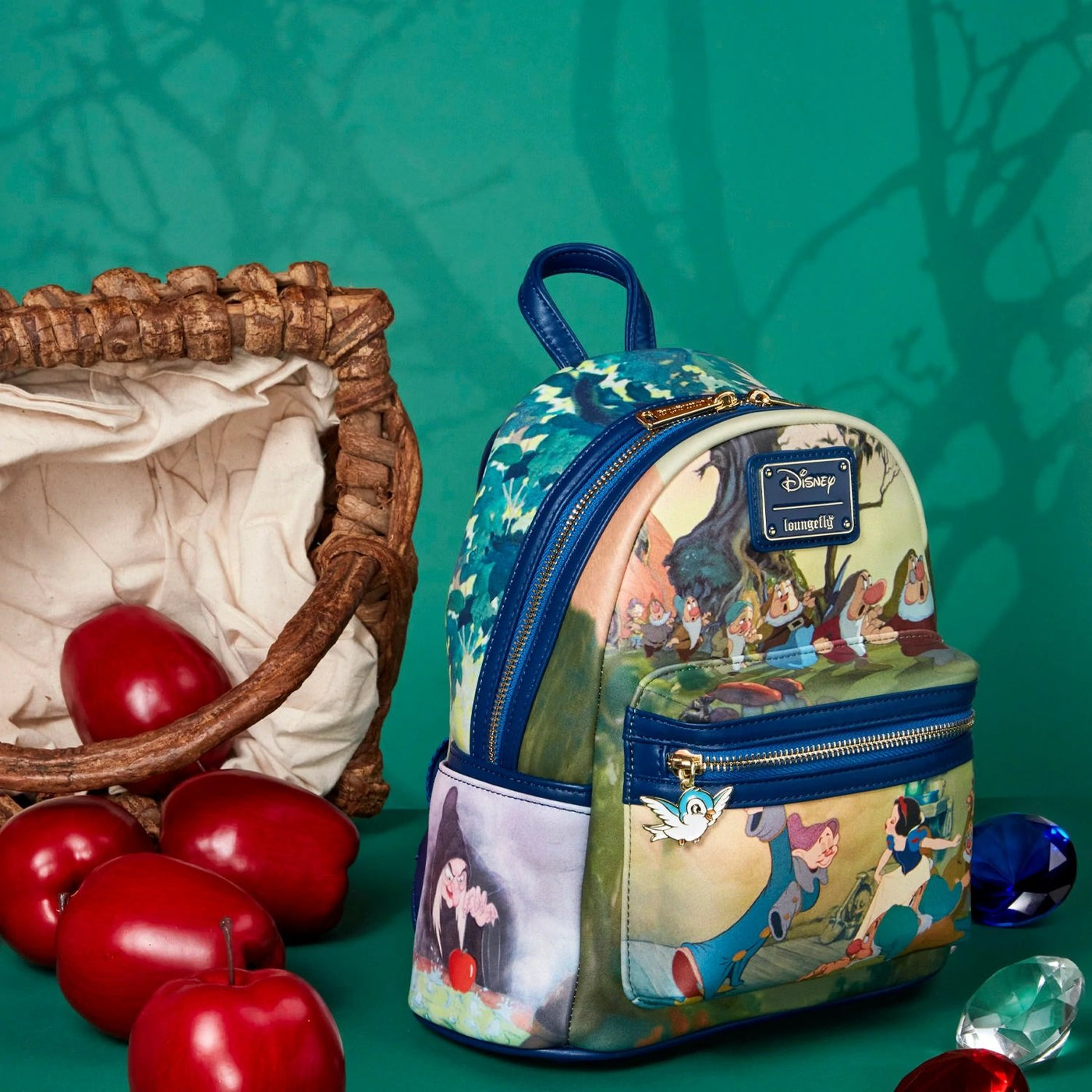 Loungefly Disney Snow White Scenes Mini Backpack  - Lifestyle Image
