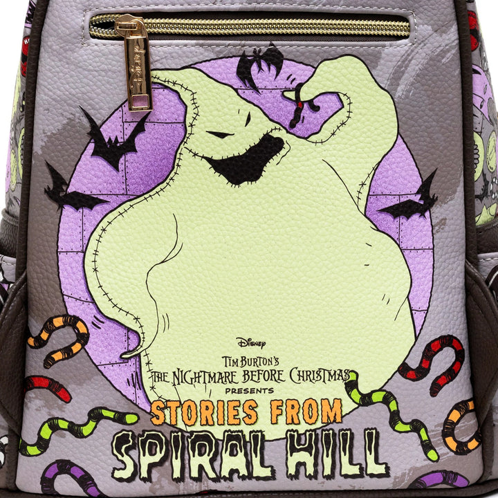 WondaPop Disney Nightmare Before Christmas Oogie Boogie Comic Mini Backpack - Back Close Up