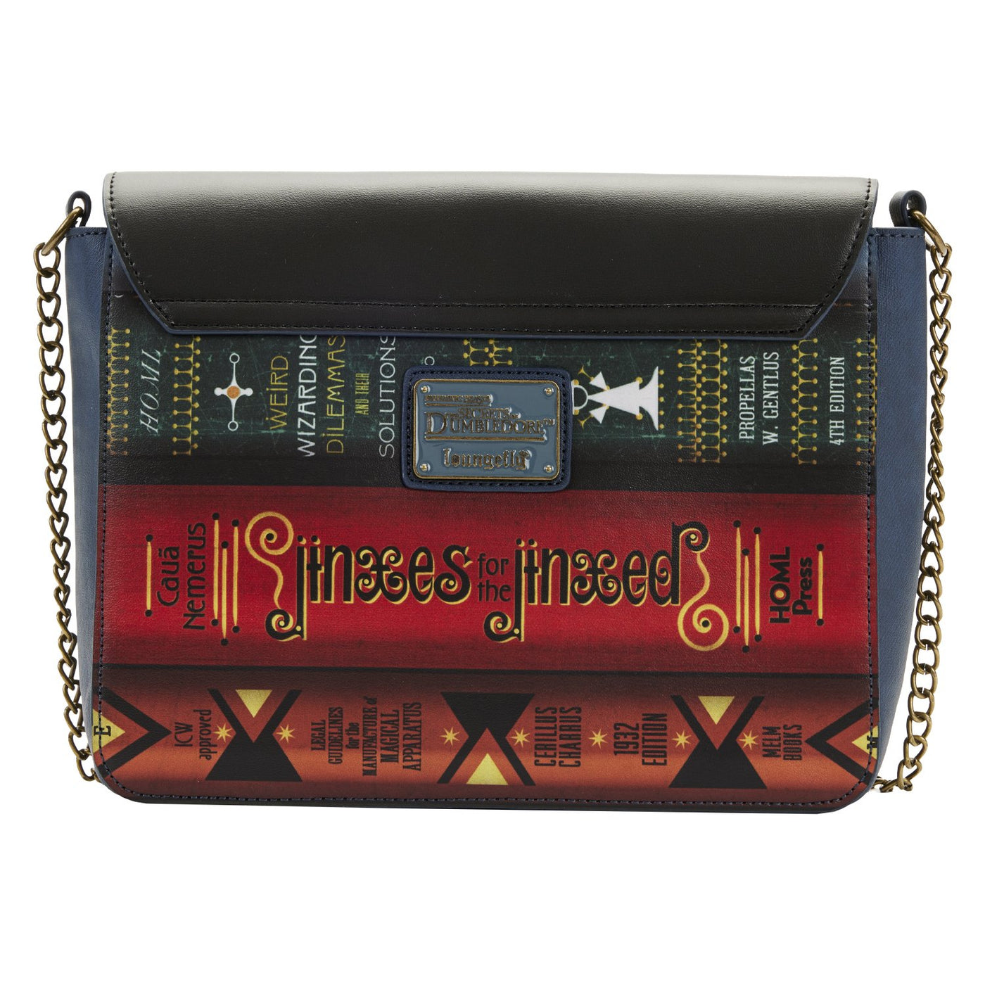 Loungefly Fantastic Beasts Magical Books Chain Strap Crossbody - Back
