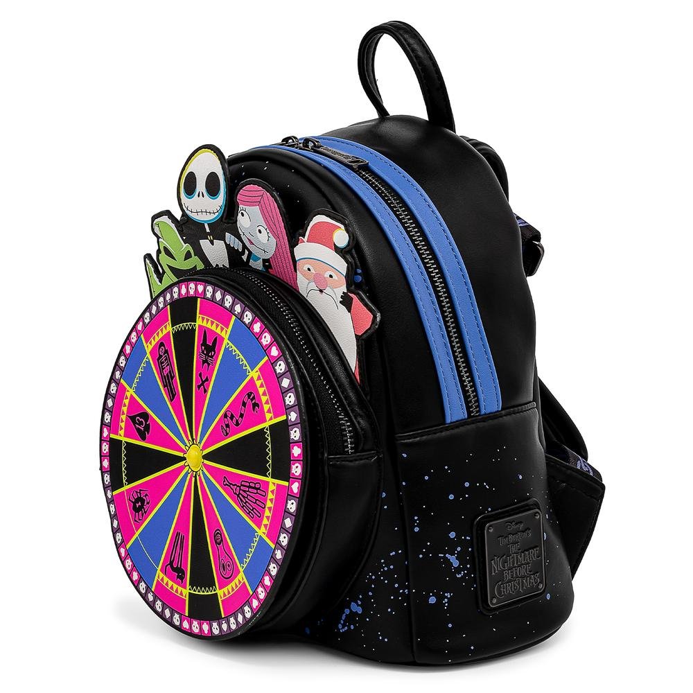 Disney Nightmare Before Christmas Oogie Boogie Wheel Mini Backpack - Side