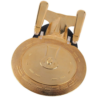 Hero Collector Star Trek The Official Starship Collection - Gold Plated U.S.S. Enterprise NCC-1701-D Special Edition