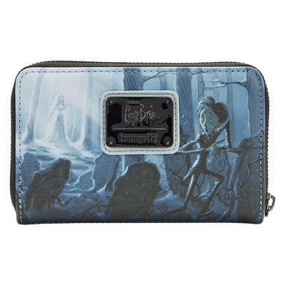 Loungefly Corpse Bride Emily Forest Zip-Around Wallet - Back