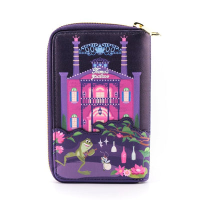 Loungefly Disney Princess and the Frog Tiana's Palace Zip-Around Wallet - Back
