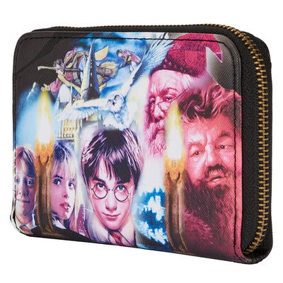 Loungefly Harry Potter Sorcerer's Stone Zip-Around Wallet - Close Up