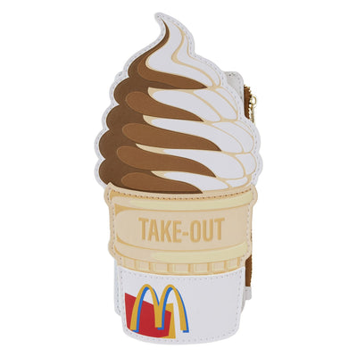 Loungefly McDonald's Soft Serve Ice Cream Cone Cardholder - Front