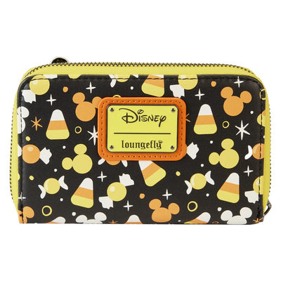 Loungefly Disney Mickey and Friends Candy Corn Zip-Around Wallet - Back