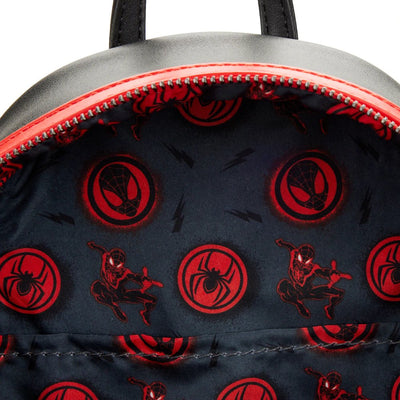 Loungefly Marvel Miles Morales Cosplay Mini Backpack - Interior Lining
