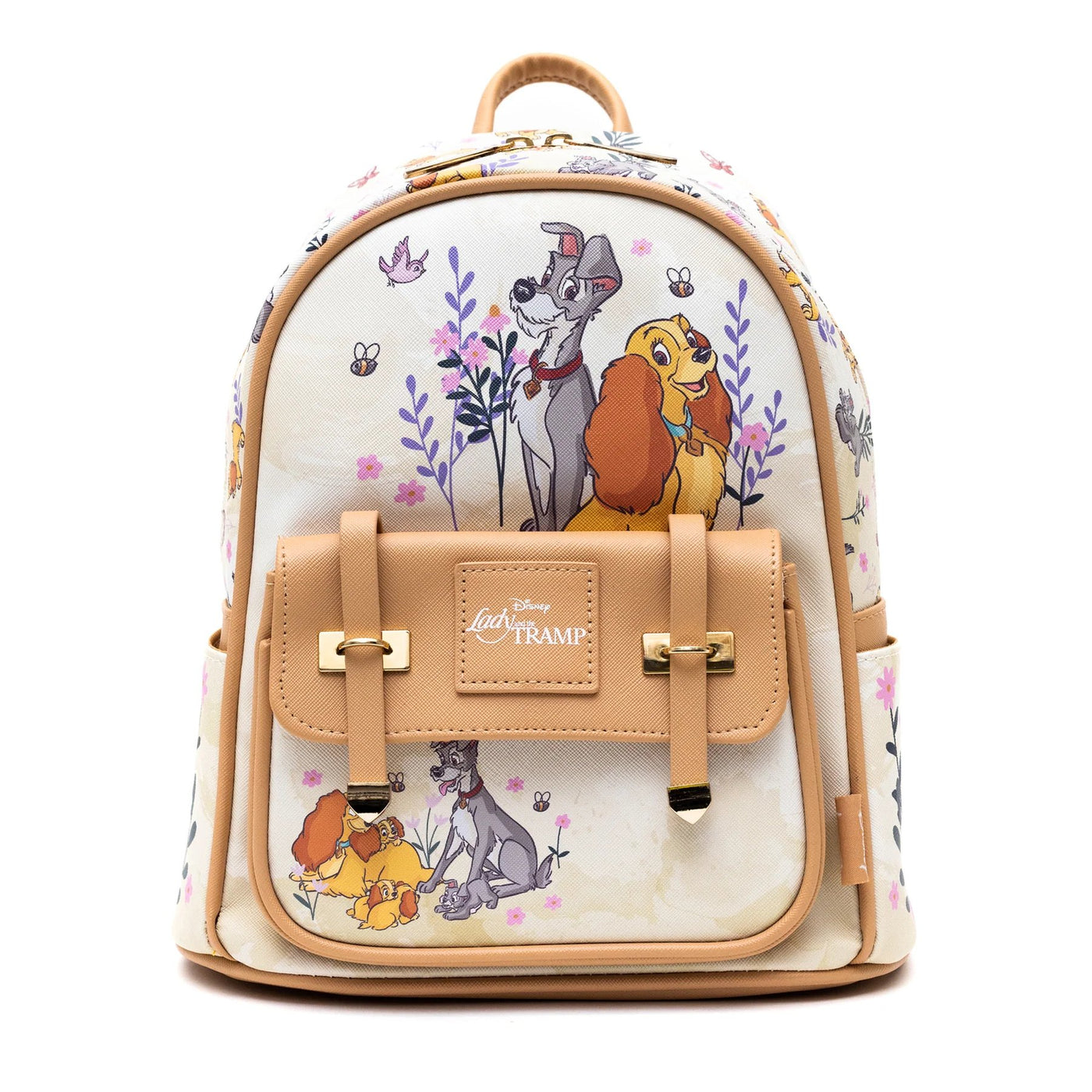 WondaPop Disney Pastel Lady and the Tramp Mini Backpack - Front