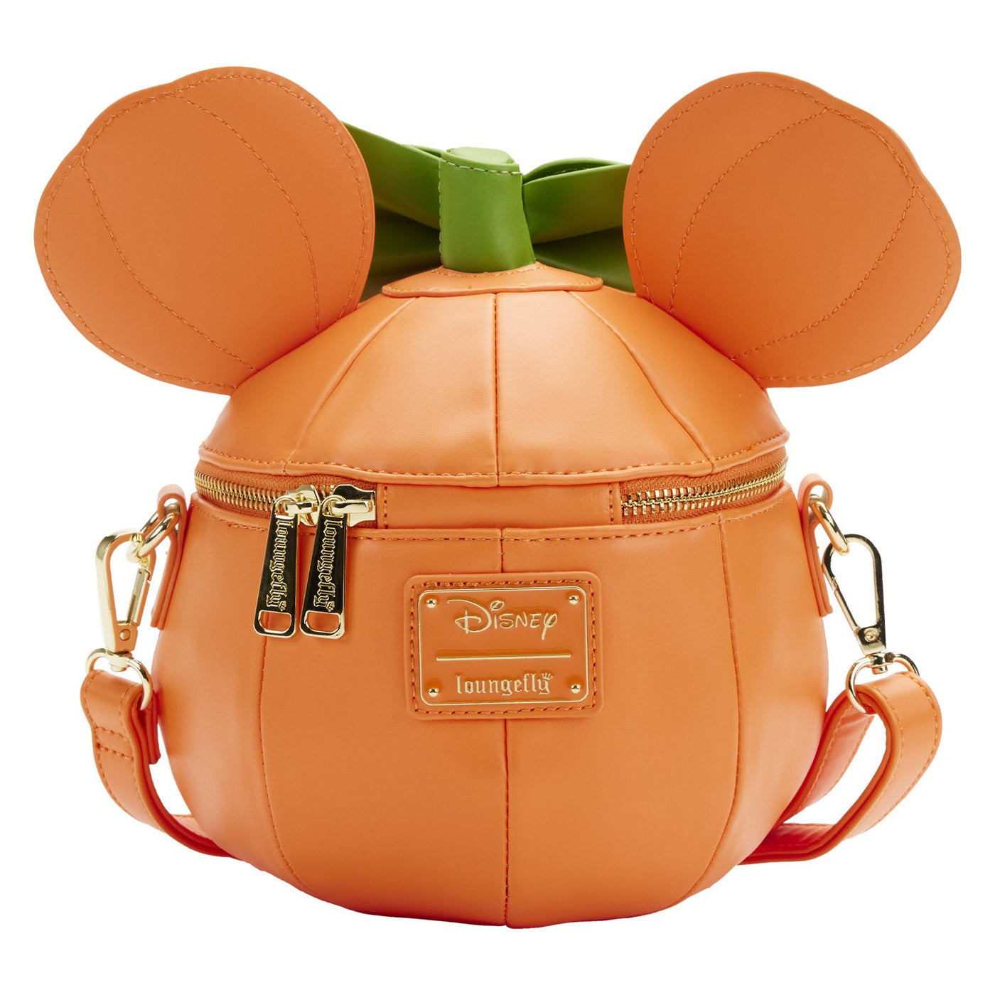 Loungefly Disney Glow Face Pumpkin Minnie Figural Crossbody - Back