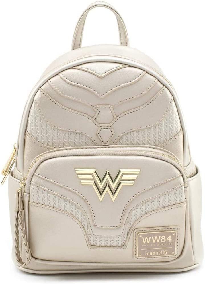 Loungefly DC Comics Wonder Woman 84 Metallic Cosplay Mini Backpack