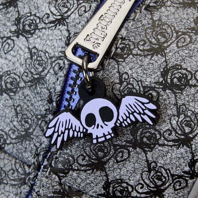Loungefly Disney Nightmare Before Christmas Jack and Sally Eternally Yours Mini Backpack - Zipper pull