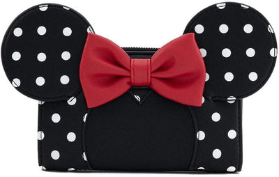 Disney Minnie Mouse Polka Dot Cosplay Flap Wallet