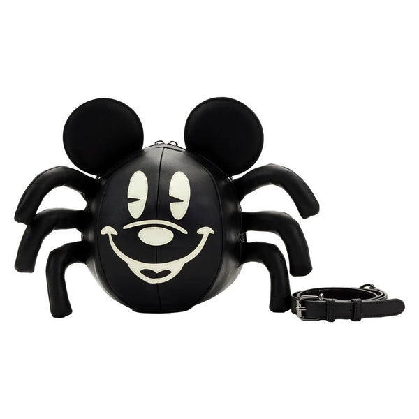 Loungefly☆ディズニーミッキー3Dヘッドグリッタークロスボディ Loungefly☆ディズニーミッキー3Dヘッドグリッタークロスボディ