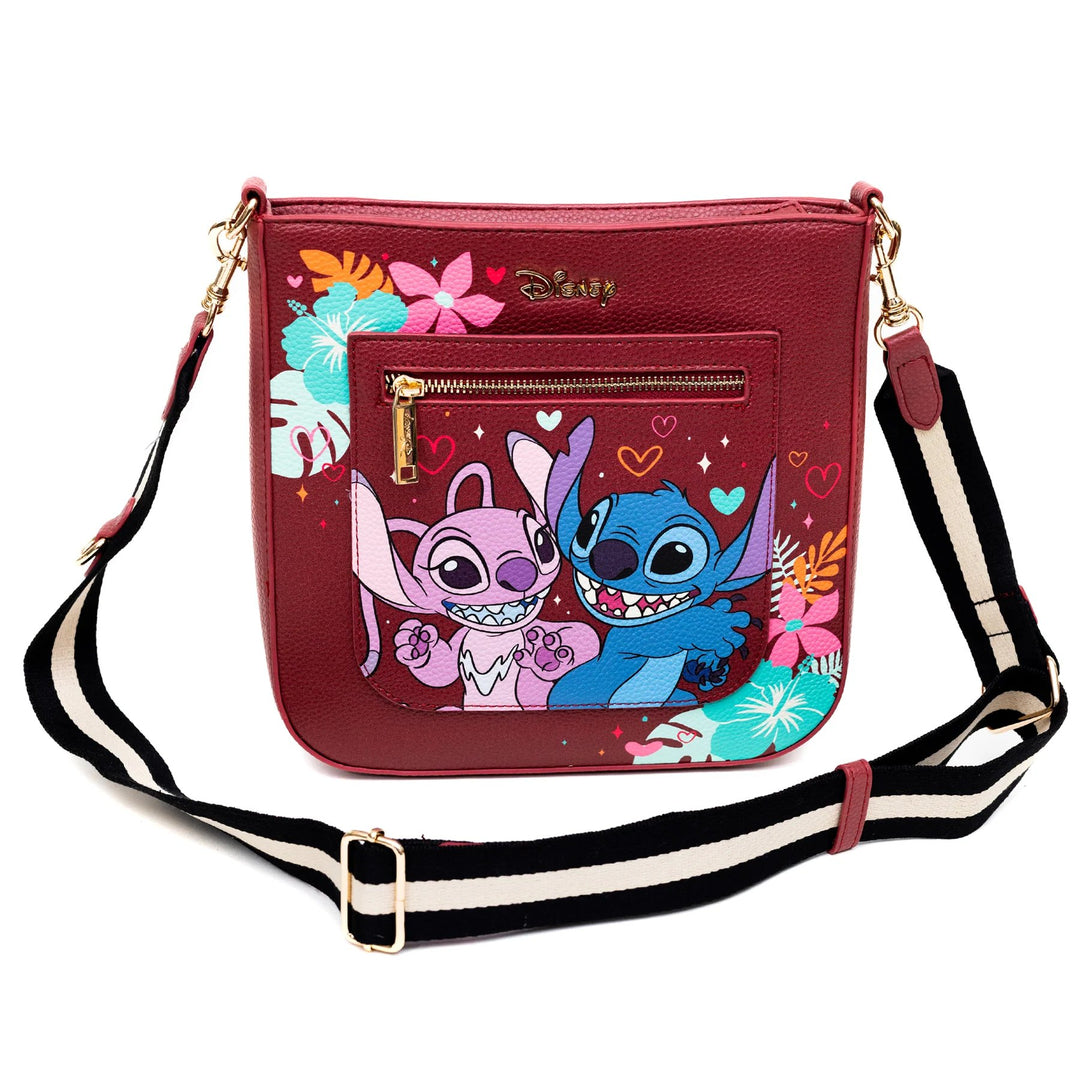 WondaPop Disney Lilo and Stitch Stitch and Angel Crossbody - Back with Strap